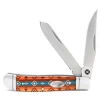 Hooey Full Large 4 1/4" 'Aztec' Trapper Knife HK133