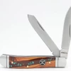 Hooey Brown/Turquoise 3 1/2” Small Trapper Knife HK115-01