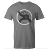 Hooey Men's "Roughy 2.0" Grey With White & Charcoal Logo Tee RT1516GY