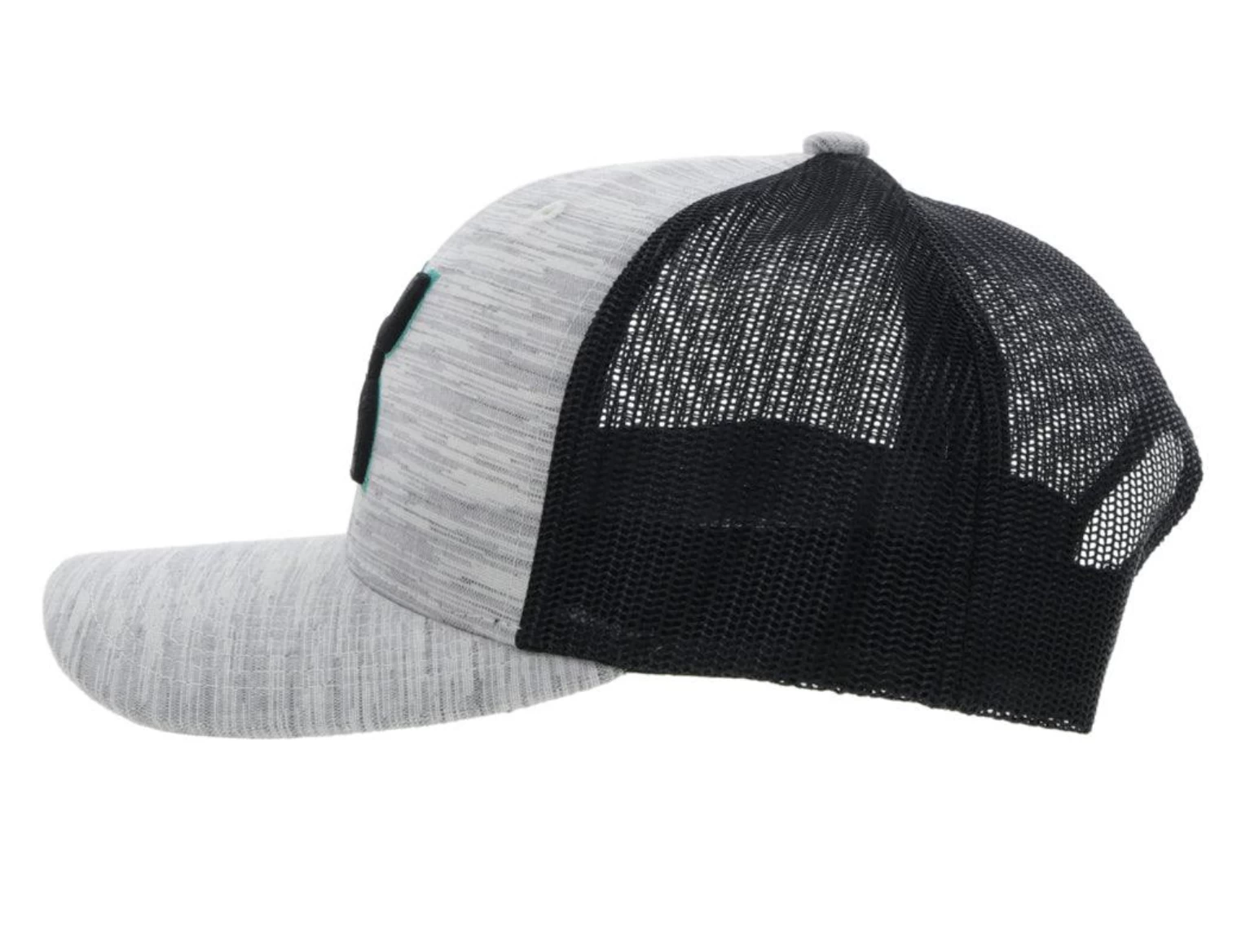 Hooey "Cheyenne" Grey & Black Trucker Snapback Hat2217T-GYBK - Image 2