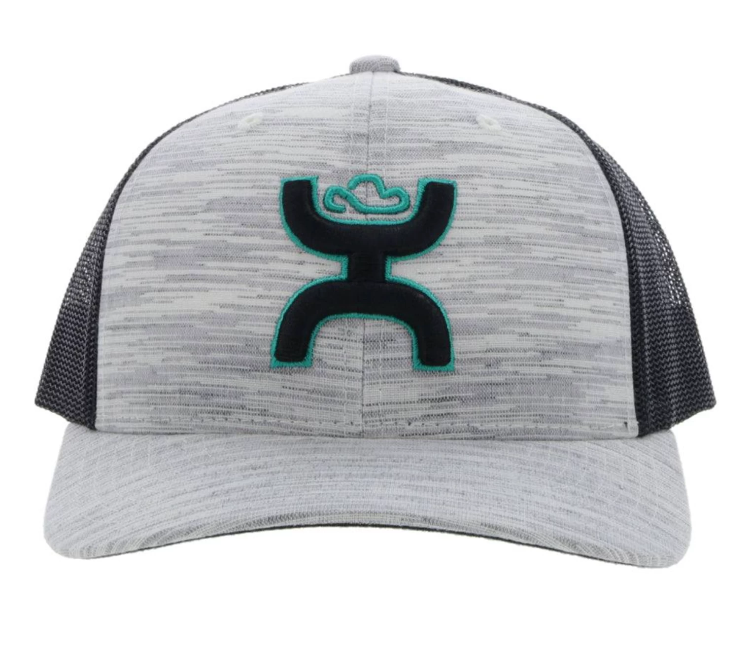 Hooey "Cheyenne" Grey & Black Trucker Snapback Hat2217T-GYBK