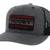 Hooey "Horizon" Grey & Black Trucker Snap Back Hat 2335T-GYBK