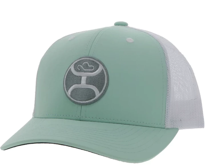 Hooey "Primo" Mint & White Trucker Snapback Hat 2346T-MTWH