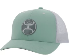 Hooey "Primo" Mint & White Trucker Snapback Hat 2346T-MTWH