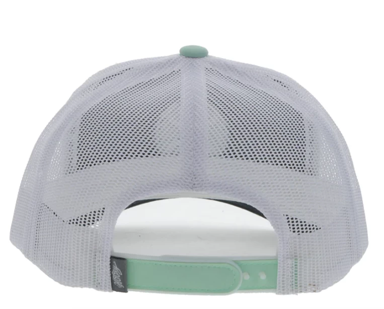 Hooey "Primo" Mint & White Trucker Snapback Hat 2346T-MTWH - Image 2