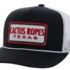 Hooey "CR90" Black & White Trucker Snapback Hat CR090