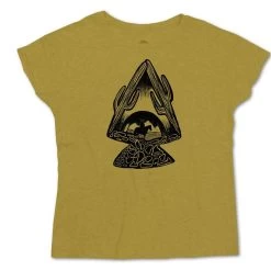 HOOey "Arrowhead" Mustard Tee