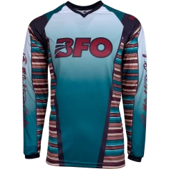 HOOey YOUTH BFO Jersey Turquoise/Serape Pattern