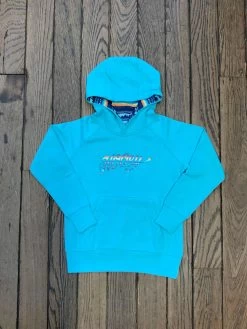 Hooey Youth "Carico" Teal Hoodie With Hooey Logo HH1198TL-Y